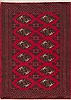 Turkman Red Hand Knotted 33 X 47 Area Rug 100-11401 Thumb 0