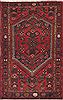 Hamedan Red Hand Knotted 32 X 49 Area Rug 100-11413 Thumb 0