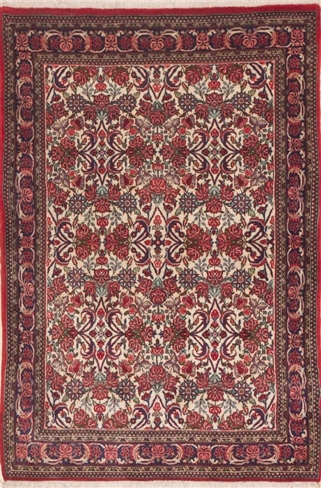 Bidjar Purple Hand Knotted 37 X 56  Area Rug 100-11414 Image 0