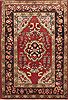 Hamedan Red Square Hand Knotted 16 X 16  Area Rug 100-11418 Thumb 0