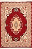 Tabriz White Hand Knotted 35 X 50 Area Rug 100-11420 Thumb 0