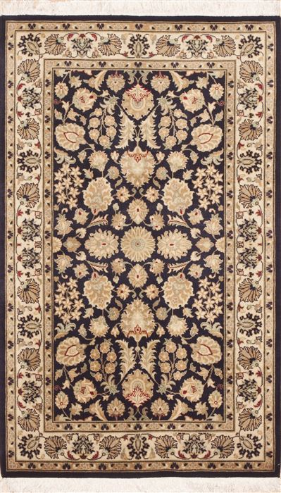 Pak-Persian Beige Hand Knotted 30 X 52 Area Rug 100-11421 Image 0
