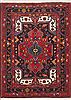 Hamedan Red Hand Knotted 37 X 410  Area Rug 100-11424 Thumb 0