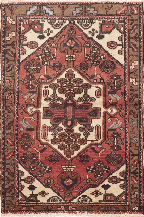 Baluch Red Hand Knotted 33 X 49 Area Rug 100-11428 Image 0