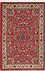 Sarouk Red Hand Knotted 30 X 50  Area Rug 100-11432 Thumb 0