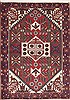 Hamedan Red Hand Knotted 36 X 50  Area Rug 100-11442 Thumb 0