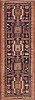 Ardebil Beige Runner Hand Knotted 38 X 110  Area Rug 100-11454 Thumb 0