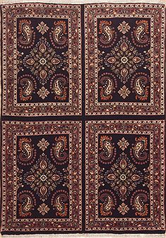 Bidjar Brown Hand Knotted 3'6" X 5'0"  Area Rug 100-11457