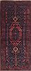 Hamedan Red Runner Hand Knotted 46 X 911  Area Rug 100-11459 Thumb 0