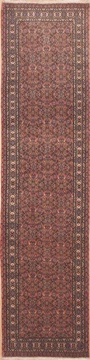 Sarab Purple Runner Hand Knotted 26 X 103  Area Rug 100-11463 Image 0