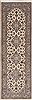 Nain Beige Runner Hand Knotted 32 X 99  Area Rug 100-11464 Thumb 0