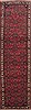 Hamedan Red Runner Hand Knotted 27 X 95  Area Rug 100-11470 Thumb 0