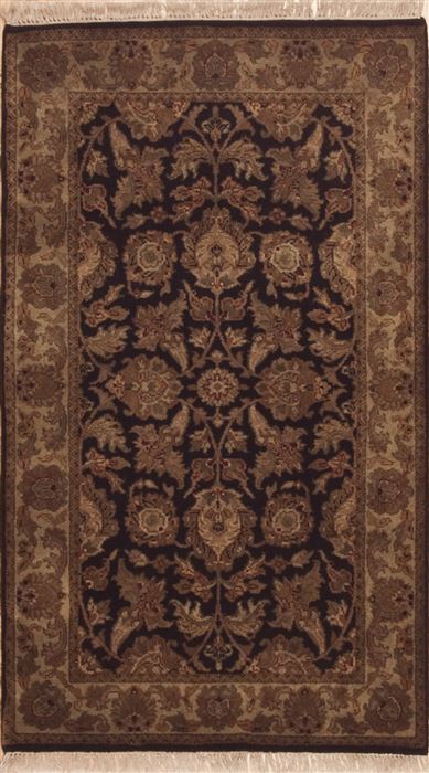 Jaipur Green Hand Knotted 30 X 53 Area Rug 100-11473 Image 0