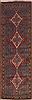 Hamedan Blue Runner Hand Knotted 30 X 96  Area Rug 100-11474 Thumb 0