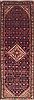 Hamedan Red Runner Hand Knotted 35 X 101  Area Rug 100-11475 Thumb 0