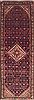 Hamedan Red Runner Hand Knotted 35 X 101  Area Rug 100-11475 Thumb 0