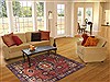 Nahavand Red Hand Knotted 48 X 68  Area Rug 100-11488 Thumb 5