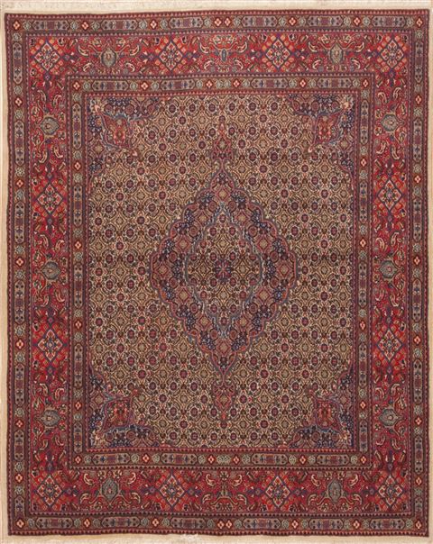 Mood Red Hand Knotted 411 X 62  Area Rug 100-11499 Image 0