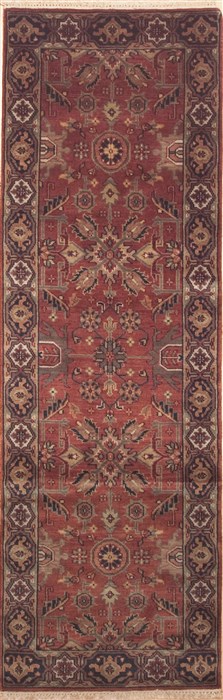 Turco-Persian Red Runner Hand Knotted 25 X 80  Area Rug 100-11504 Image 0