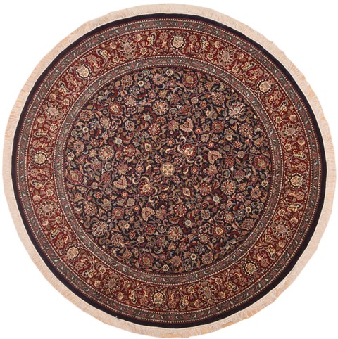 Pak-Persian Red Round Hand Knotted 83 X 83  Area Rug 100-11509 Image 0