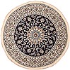 Nain White Round Hand Knotted 60 X 60  Area Rug 100-11519 Thumb 0
