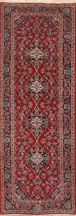 Ardakan Red Runner Hand Knotted 33 X 92  Area Rug 100-11522 Image 0