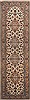 Nain Blue Runner Hand Knotted 35 X 118  Area Rug 100-11524 Thumb 0
