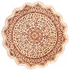 Pak-Persian Brown Round Hand Knotted 50 X 50  Area Rug 100-11528 Thumb 0