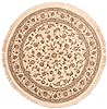 Sino-Persian Beige Round Hand Knotted 60 X 60  Area Rug 100-11531 Thumb 0