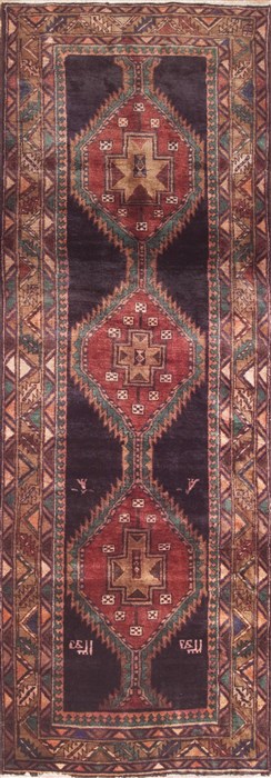 Baluch Red Runner Hand Knotted 39 X 1011  Area Rug 100-11533 Image 0