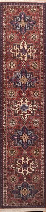 Kazak Red Runner Hand Knotted 23 X 105  Area Rug 100-11538 Image 0