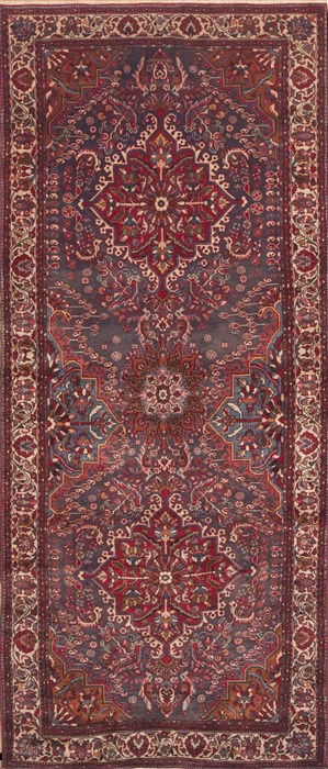 Mahi Red Runner Hand Knotted 43 X 103  Area Rug 100-11544 Image 0
