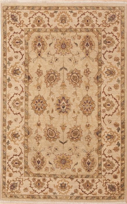Chobi Yellow Hand Knotted 40 X 62 Area Rug 100-11555 Image 0