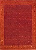 Gabbeh Red Hand Knotted 49 X 66  Area Rug 100-11559 Thumb 0
