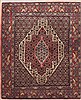 Sanandaj Red Hand Knotted 39 X 49  Area Rug 100-11564 Thumb 0