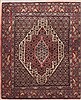 Sanandaj Red Hand Knotted 39 X 49  Area Rug 100-11564 Thumb 0