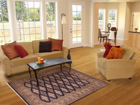 Pak-Persian Beige Hand Knotted 40 X 60 Area Rug 100-11565 Image 5