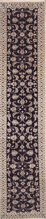 Nain White Runner Hand Knotted 29 X 128  Area Rug 100-11573 Image 0