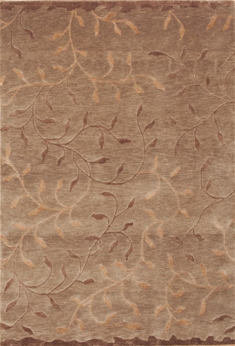Modern Green Hand Knotted 46 X 68 Area Rug 100-11581 Image 0