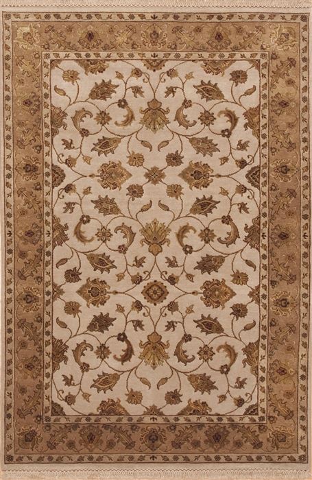 Jaipur Green Hand Knotted 40 X 60 Area Rug 100-11582 Image 0