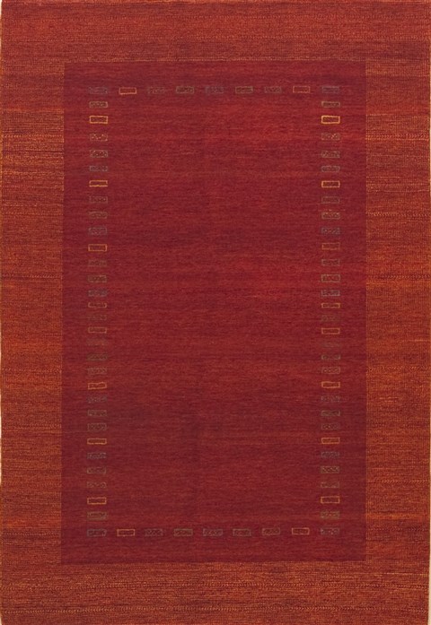 Gabbeh Red Hand Knotted 42 X 61 Area Rug 100-11585 Image 0