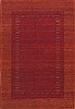 Gabbeh Red Hand Knotted 42 X 61 Area Rug 100-11585 Thumb 0