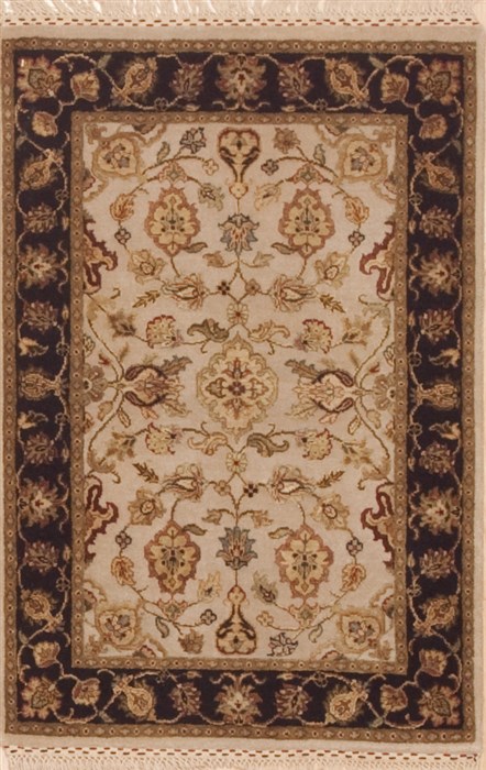 Jaipur Green Hand Knotted 20 X 30  Area Rug 100-11587 Image 0
