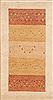 Gabbeh Yellow Hand Knotted 111 X 39  Area Rug 100-11588 Thumb 0