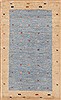 Gabbeh Blue Hand Knotted 22 X 37  Area Rug 100-11593 Thumb 0