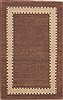 Gabbeh Brown Hand Knotted 27 X 41  Area Rug 100-11597 Thumb 0
