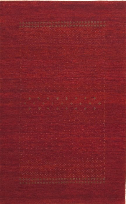 Gabbeh Red Hand Knotted 26 X 311 Area Rug 100-11599 Image 0