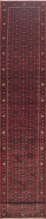 Hossein Abad Red Runner Hand Knotted 30 X 166  Area Rug 100-11605 Image 0