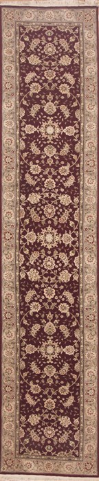 Sino-Persian Beige Runner Hand Knotted 26 X 120  Area Rug 100-11610 Image 0