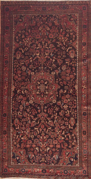 Borchelu Red Hand Knotted 56 X 103  Area Rug 100-11612 Image 0